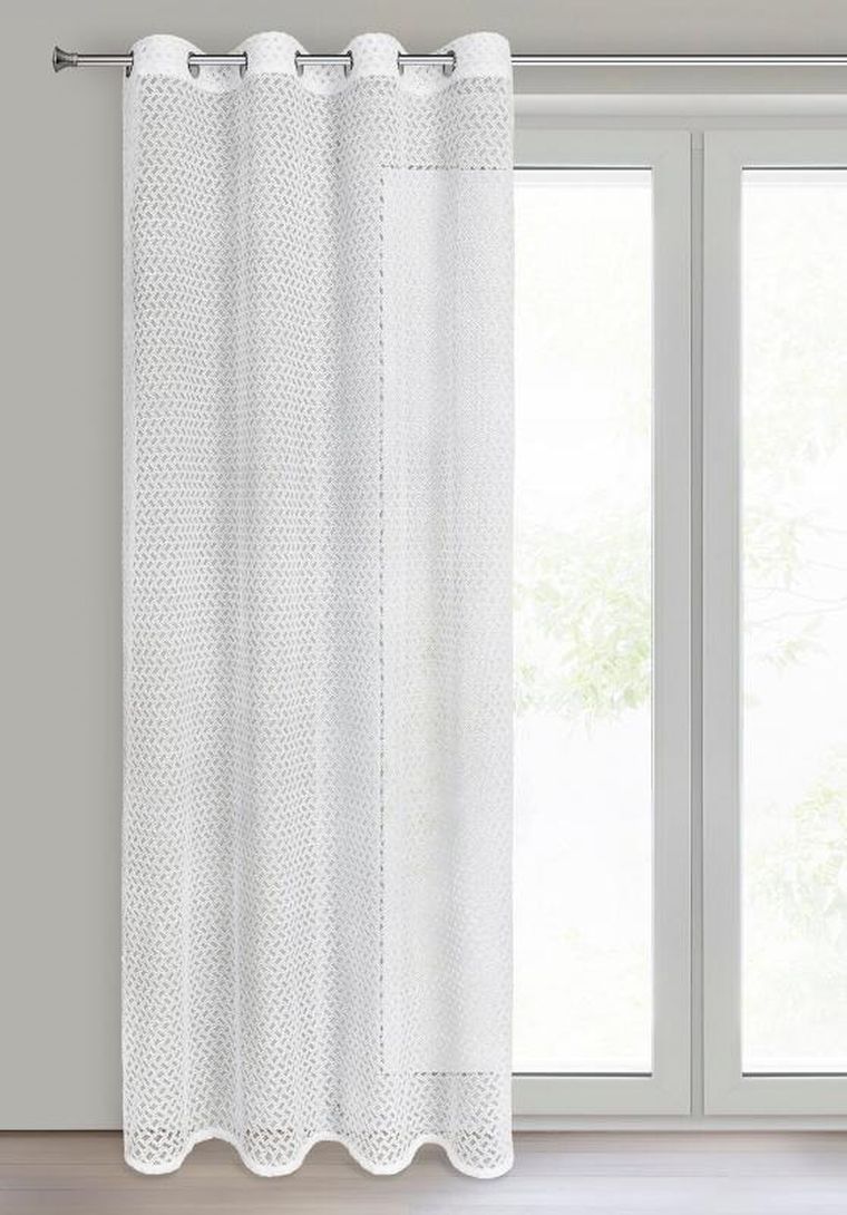 Eurofirany, firana gotowa, Cindy, 140-250 cm, biały