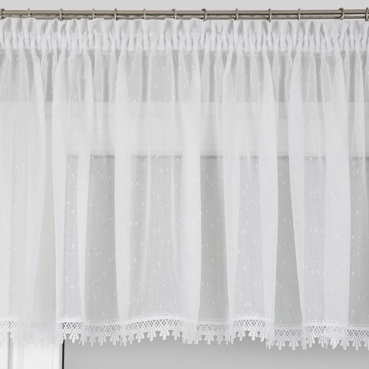 Eurofirany, firana gotowa, Dagma, 400-65 cm, 400-35 cm, biały