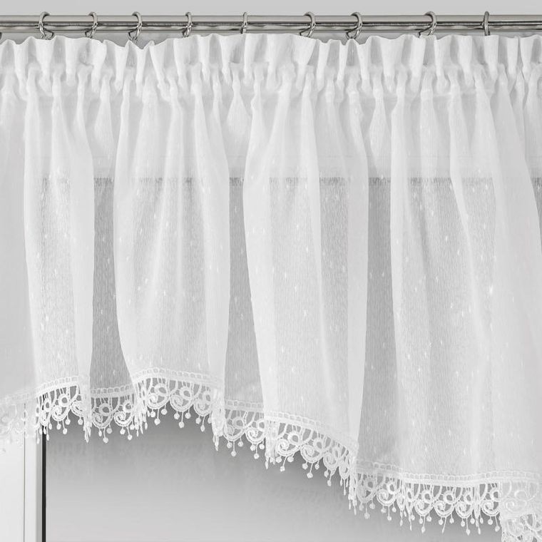Eurofirany, firana gotowa Dagmara, 400-65 cm, biały