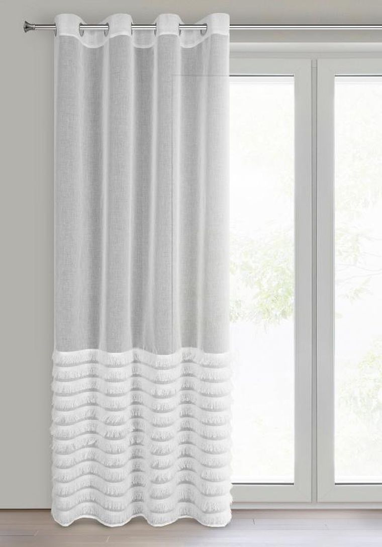 Eurofirany, firana gotowa Dana, 140-250 cm, biały