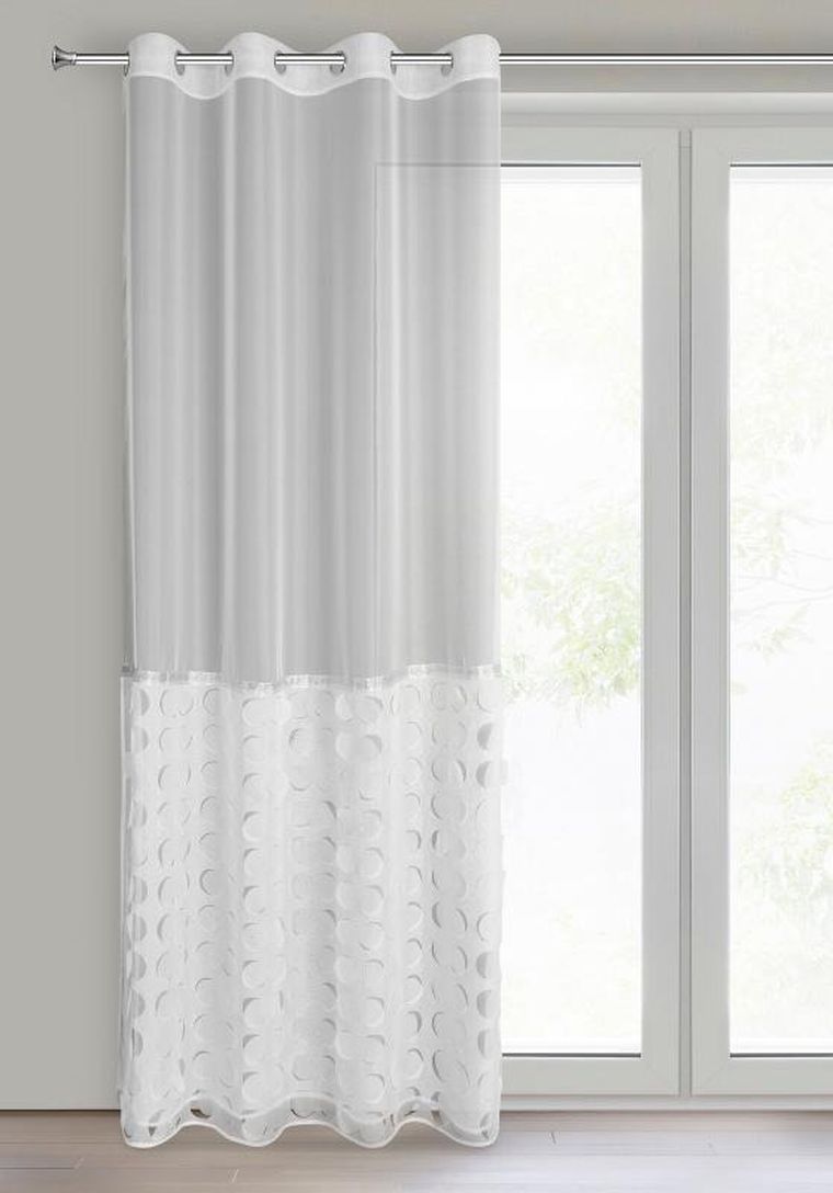 Eurofirany, firana gotowa, Debora, 140-250 cm, biały