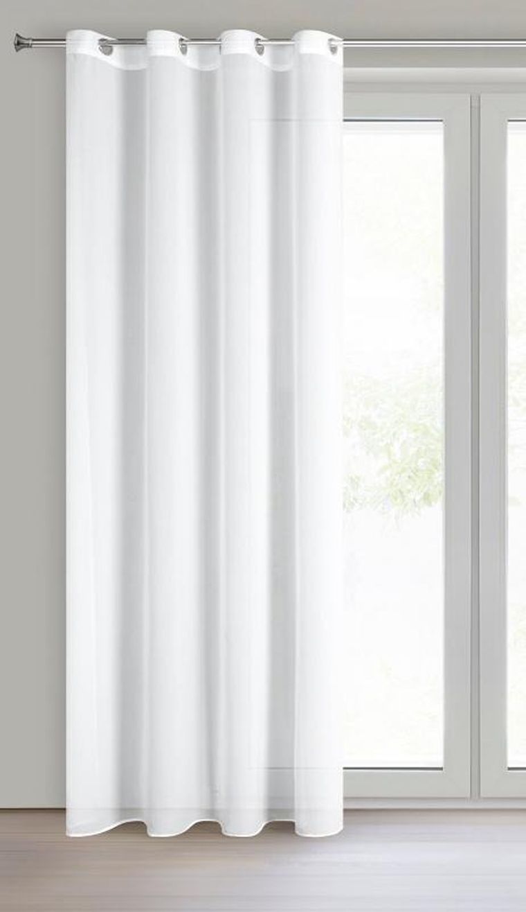 Eurofirany, firana gotowa, Debra, 140-250 cm, biały