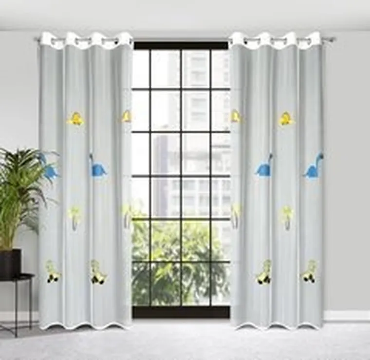 Eurofirany, firana gotowa, dino, 140-250 cm, biały