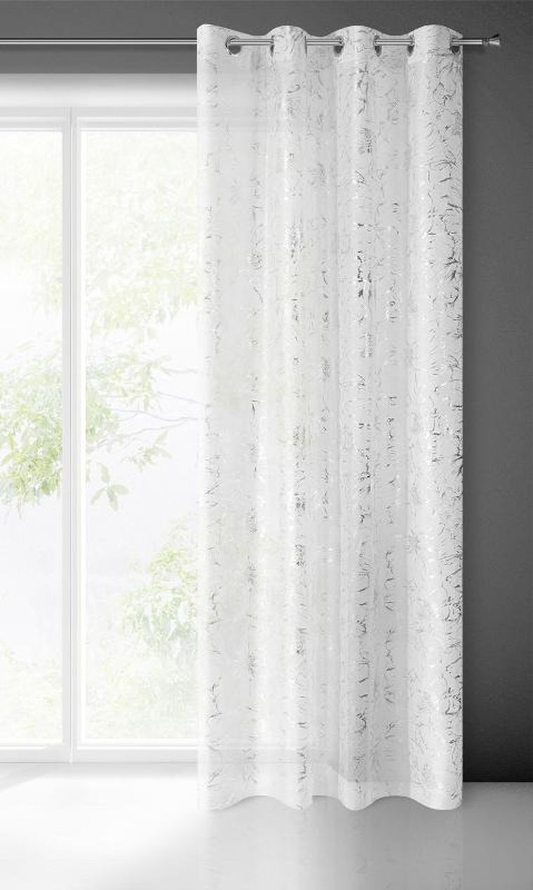 Eurofirany, firana gotowa Feza, 140-250 cm, biały