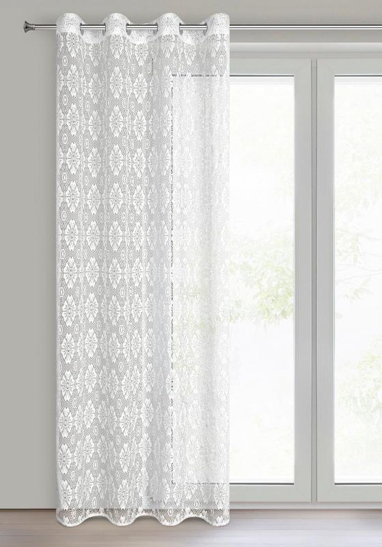 Eurofirany, firana gotowa, Iga, 140-250 cm, biały