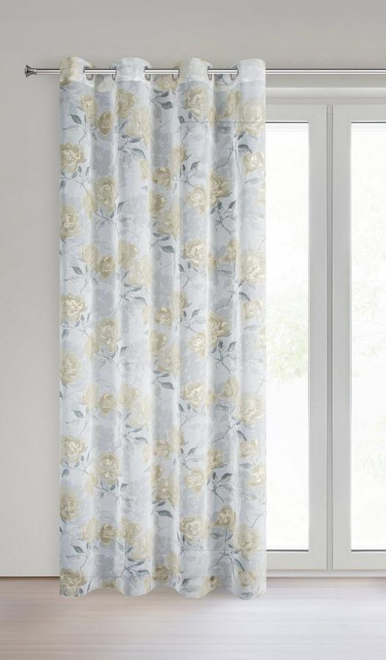 Eurofirany, firana gotowa, Inari, 140-250 cm, srebrny