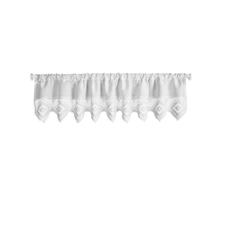 Eurofirany, firana gotowa, Isaac, na taśmie, 150-30 cm, biały