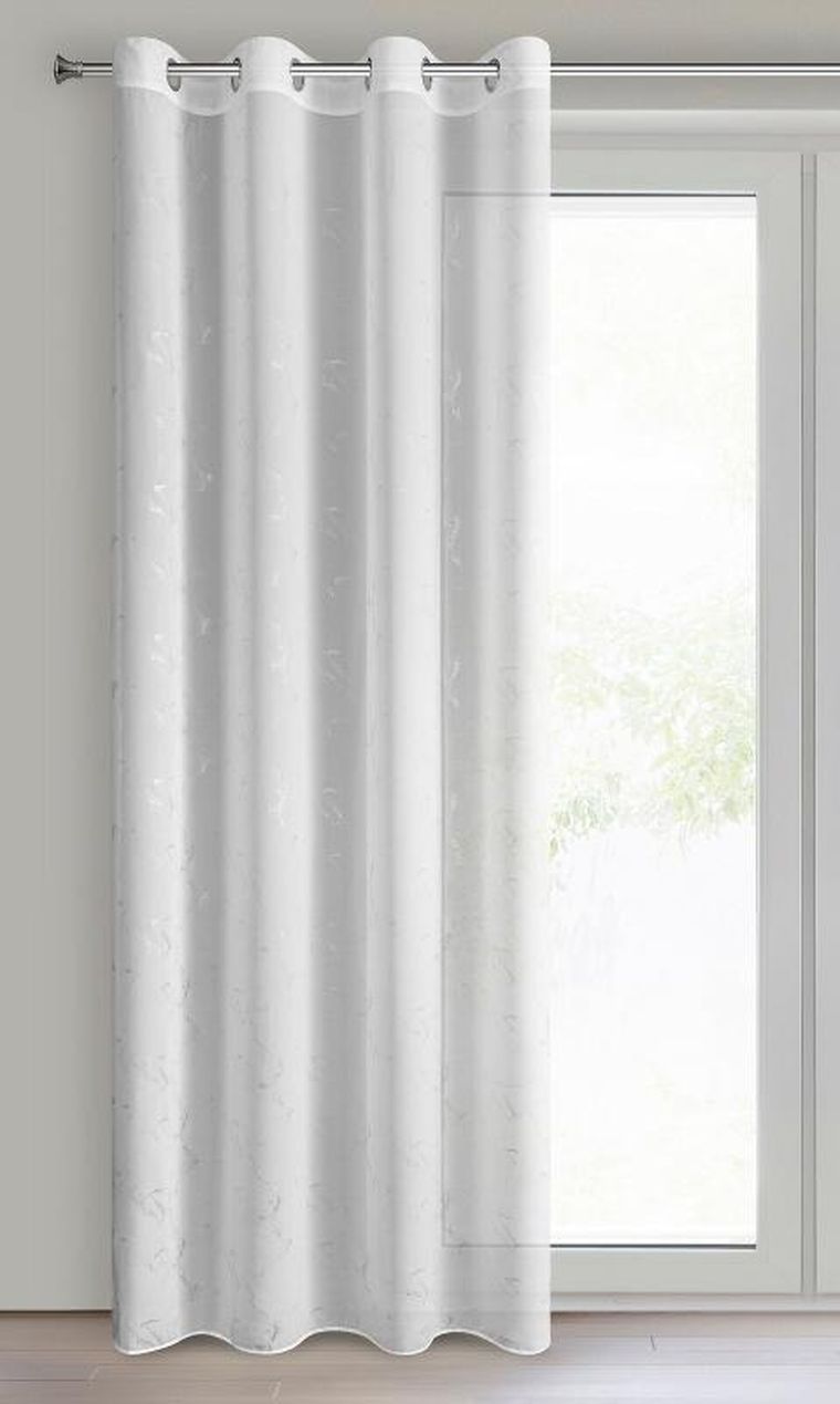 Eurofirany, firana gotowa Iva, biały, 140-270 cm