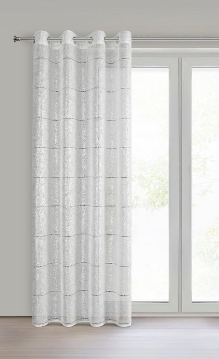 Eurofirany, firana gotowa, Katy, 140-250 cm, biały