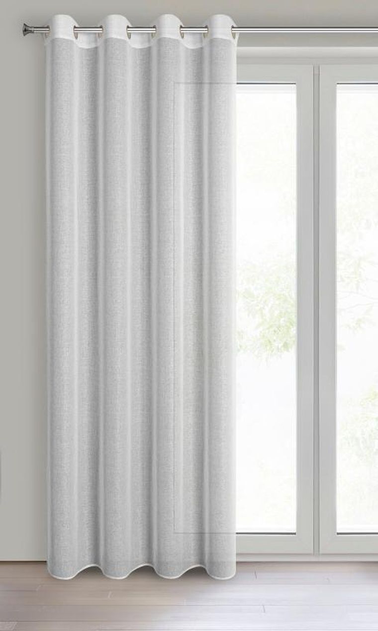 Eurofirany, firana gotowa, Lena, 140-250 cm, biały