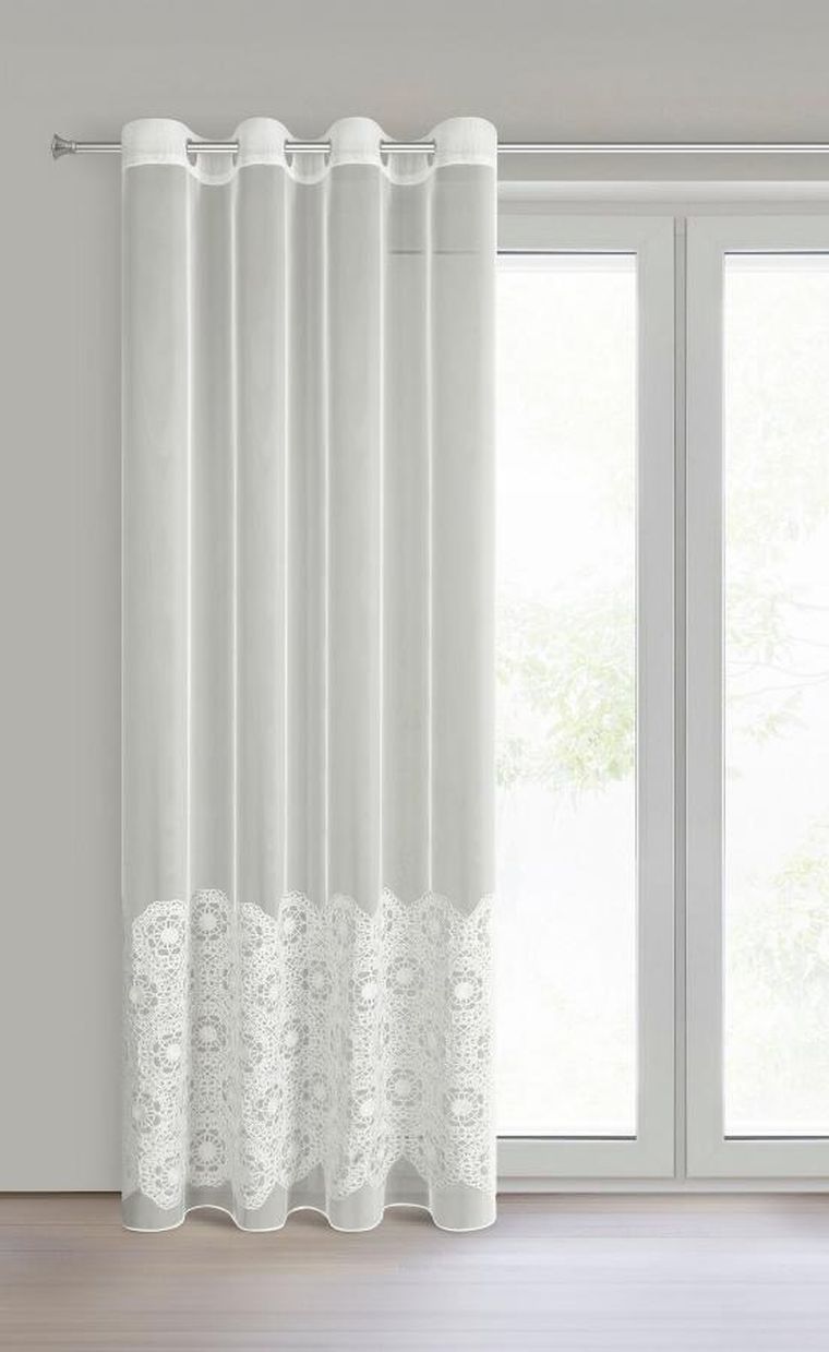 Eurofirany, firana gotowa, Liza, 140-250 cm, naturalny