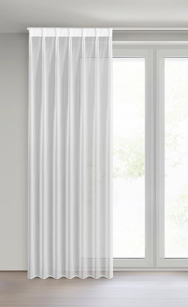 Eurofirany, firana gotowa, Lucy, 140-270 cm, biały