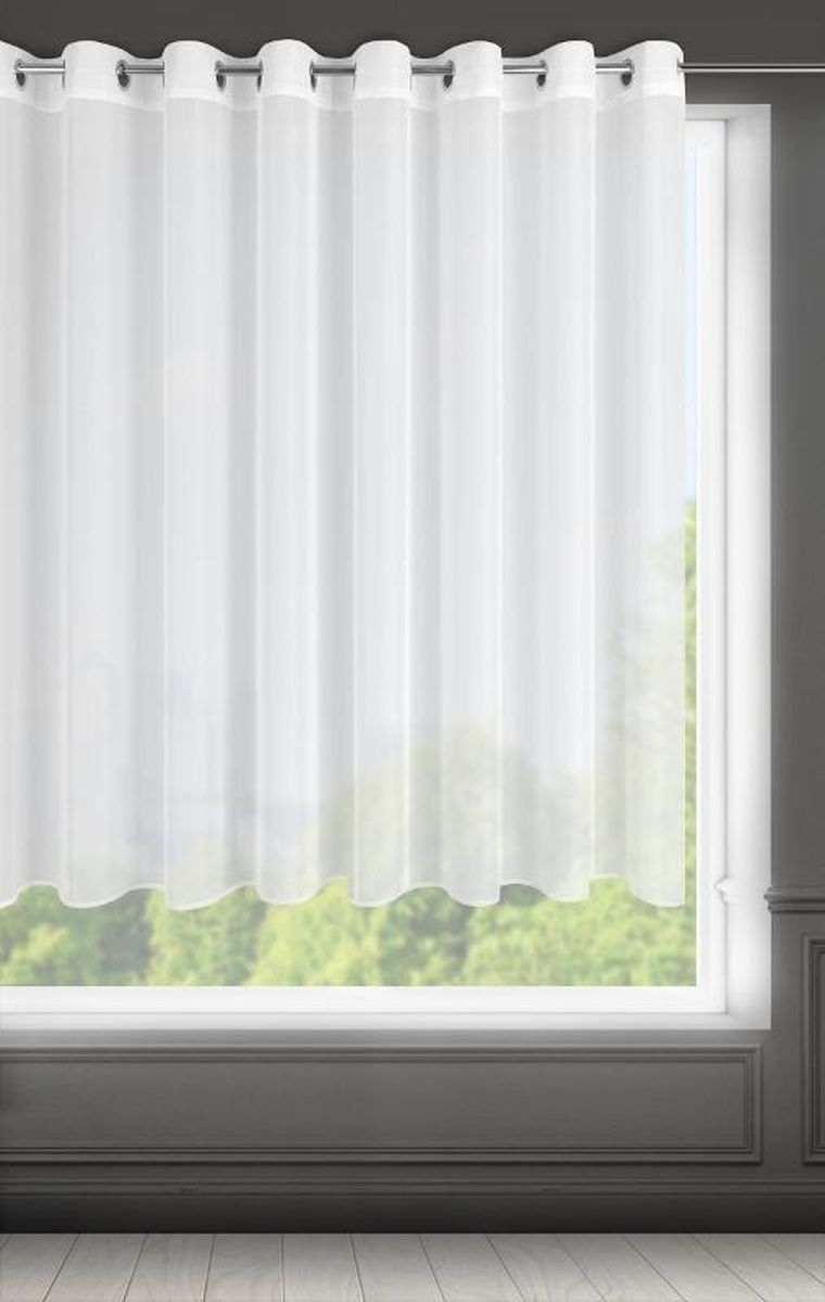 Eurofirany, firana gotowa, Lucy, 400-150 cm, biały