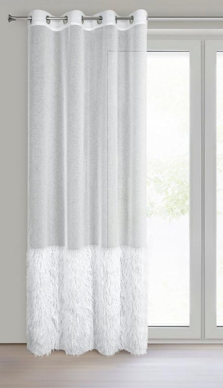 Eurofirany, firana gotowa, Margaret, 140-250 cm, biały