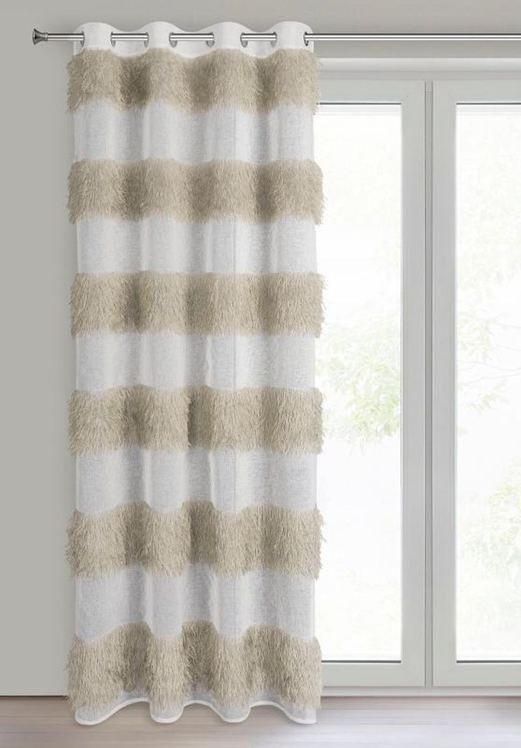 Eurofirany, firana gotowa, Margaret, 140-250 cm, biały