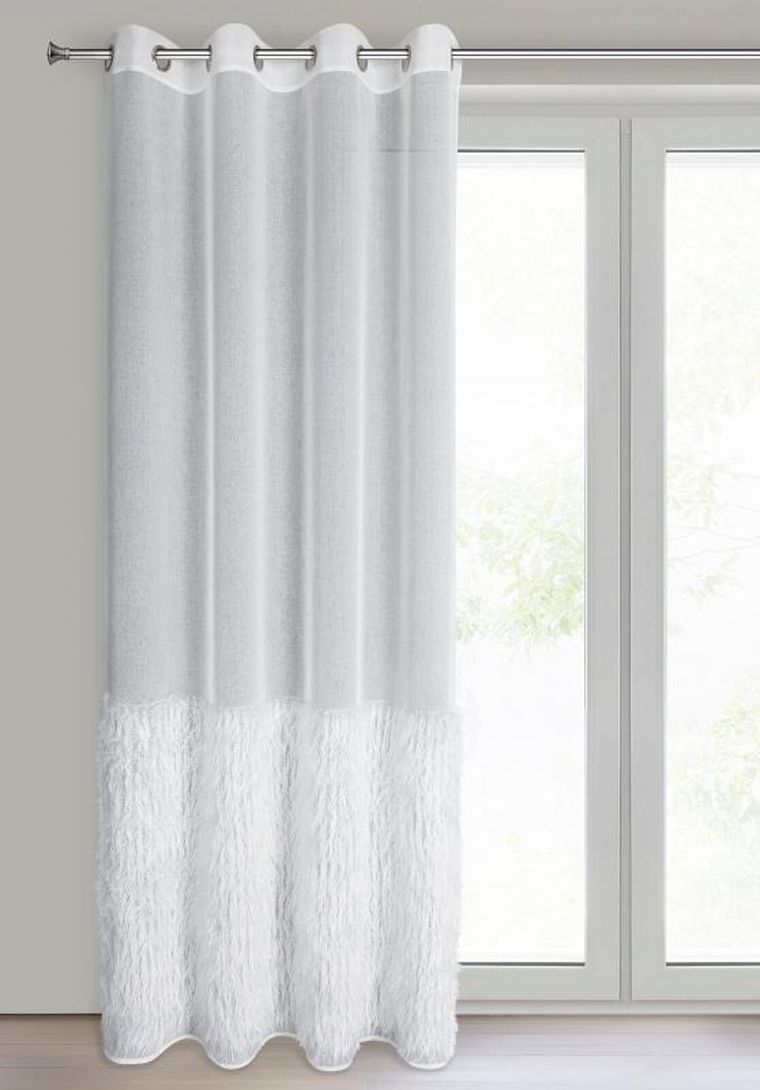 Eurofirany, firana gotowa Margaret2, 140-250 cm, biały