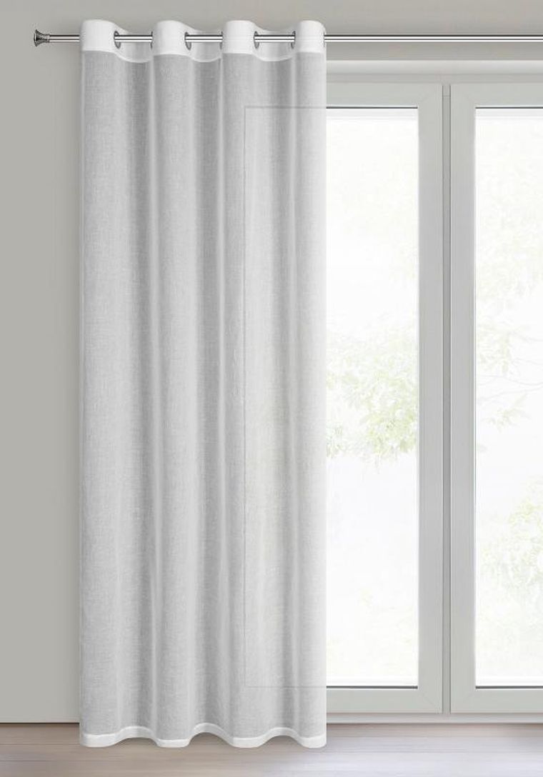 Eurofirany, firana gotowa marina, 140-250 cm, biały