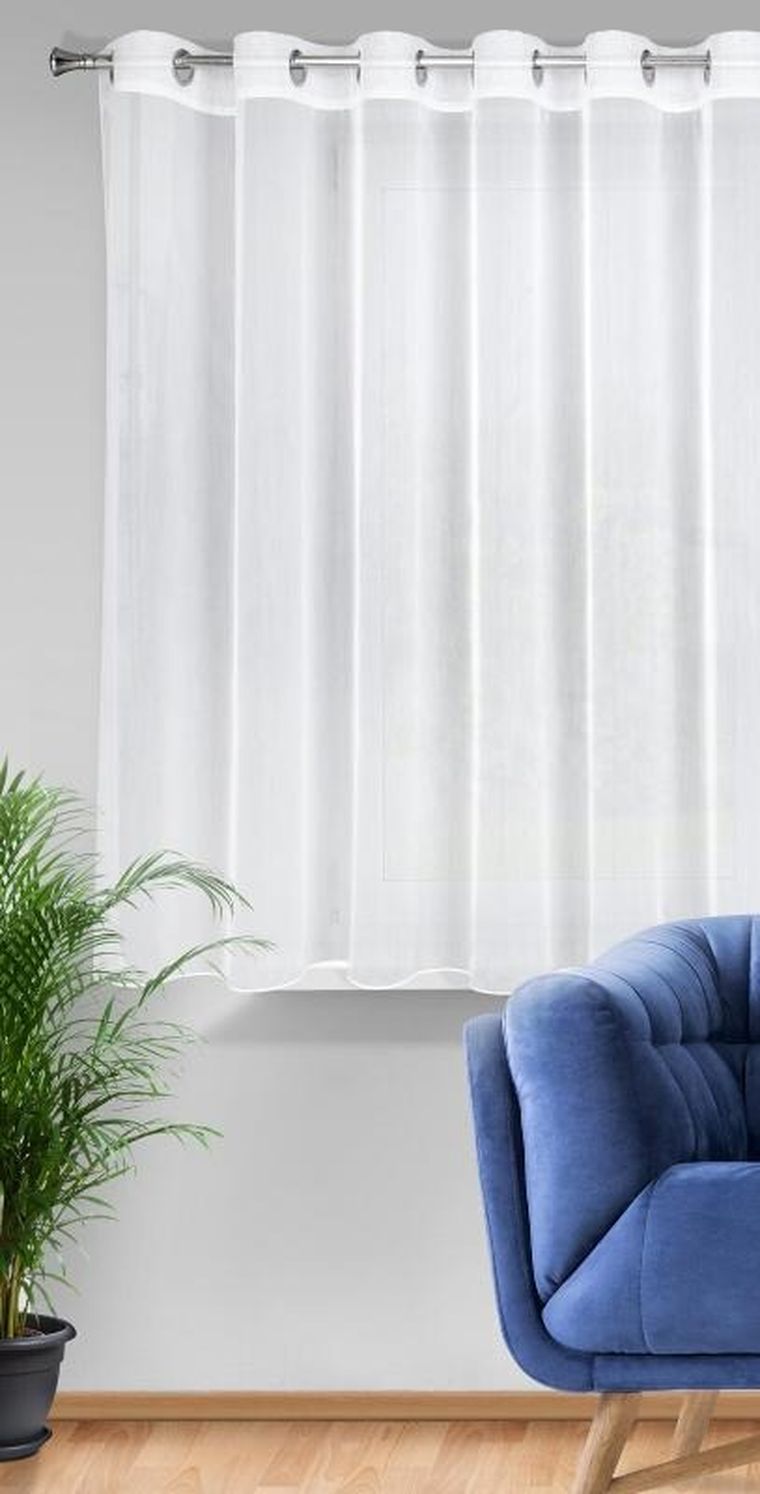 Eurofirany, firana gotowa, Mirea, 350-150 cm, biały
