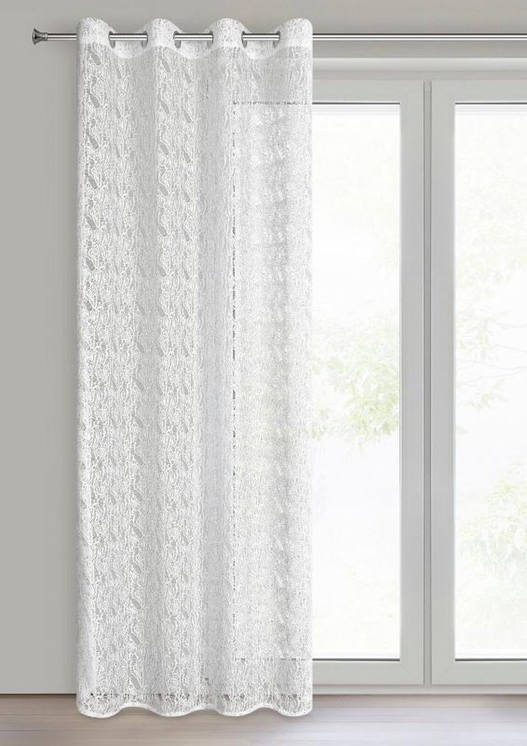 Eurofirany, firana gotowa, Moni, 140-250 cm, biały
