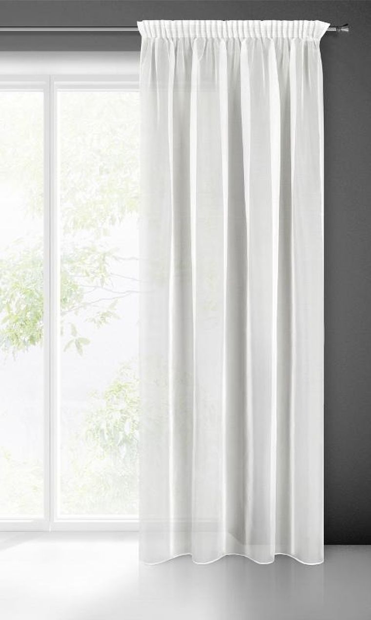 Eurofirany, firana gotowa na taśmie, Lucy, 140-300 cm, kremowy