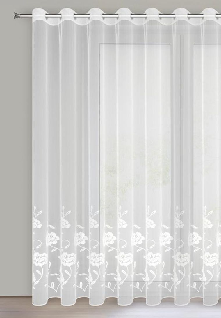 Eurofirany, firana gotowa, Natali, 350-250 cm, biały