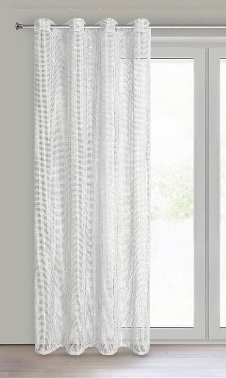Eurofirany, firana gotowa, Neli, 140-250 cm, biały