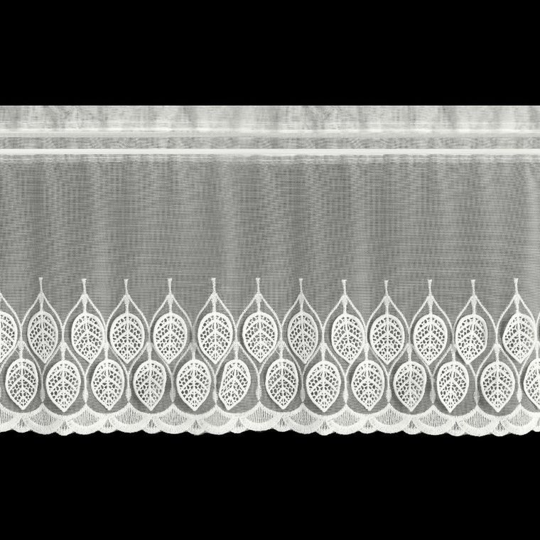 Eurofirany, firana gotowa, Nira, na taśmie, 150-40 cm, kremowy