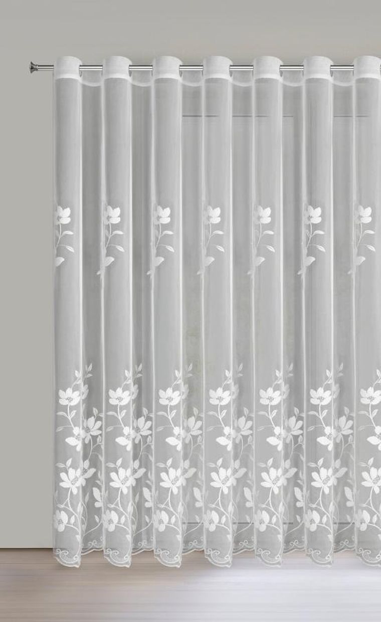 Eurofirany, firana gotowa, Sandi, 350-250 cm, biały