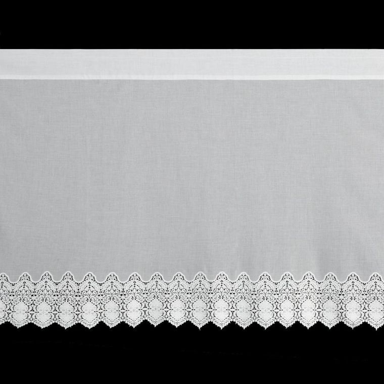 Eurofirany, firana gotowa, Sola, na taśmie, 150-70 cm, biały