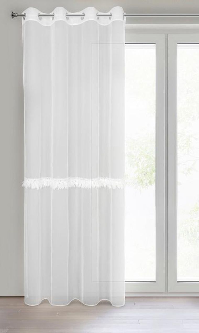 Eurofirany, firana gotowa, Sylvi, 140-260 cm, biały