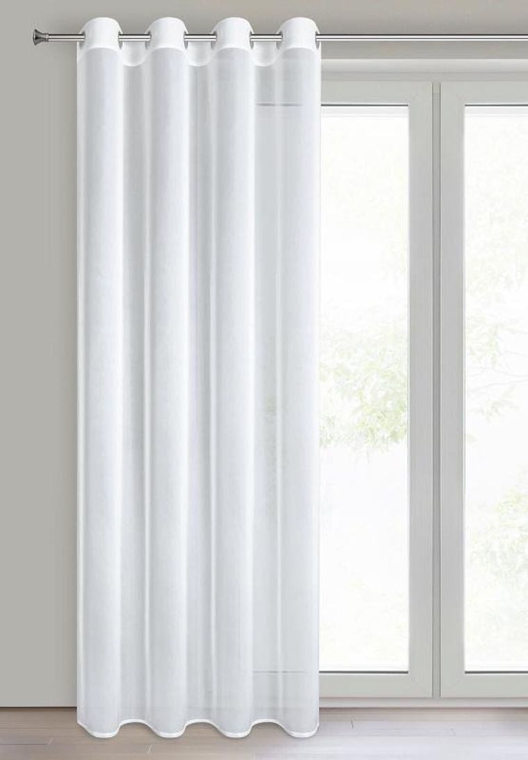 Eurofirany, firana gotowa Tina, biały, 140-270 cm
