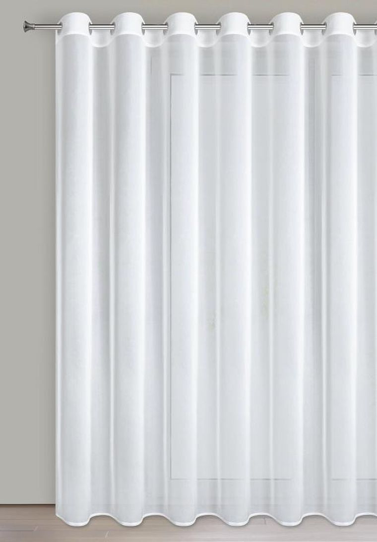 Eurofirany, firana gotowa Tina, biały, 350-270 cm