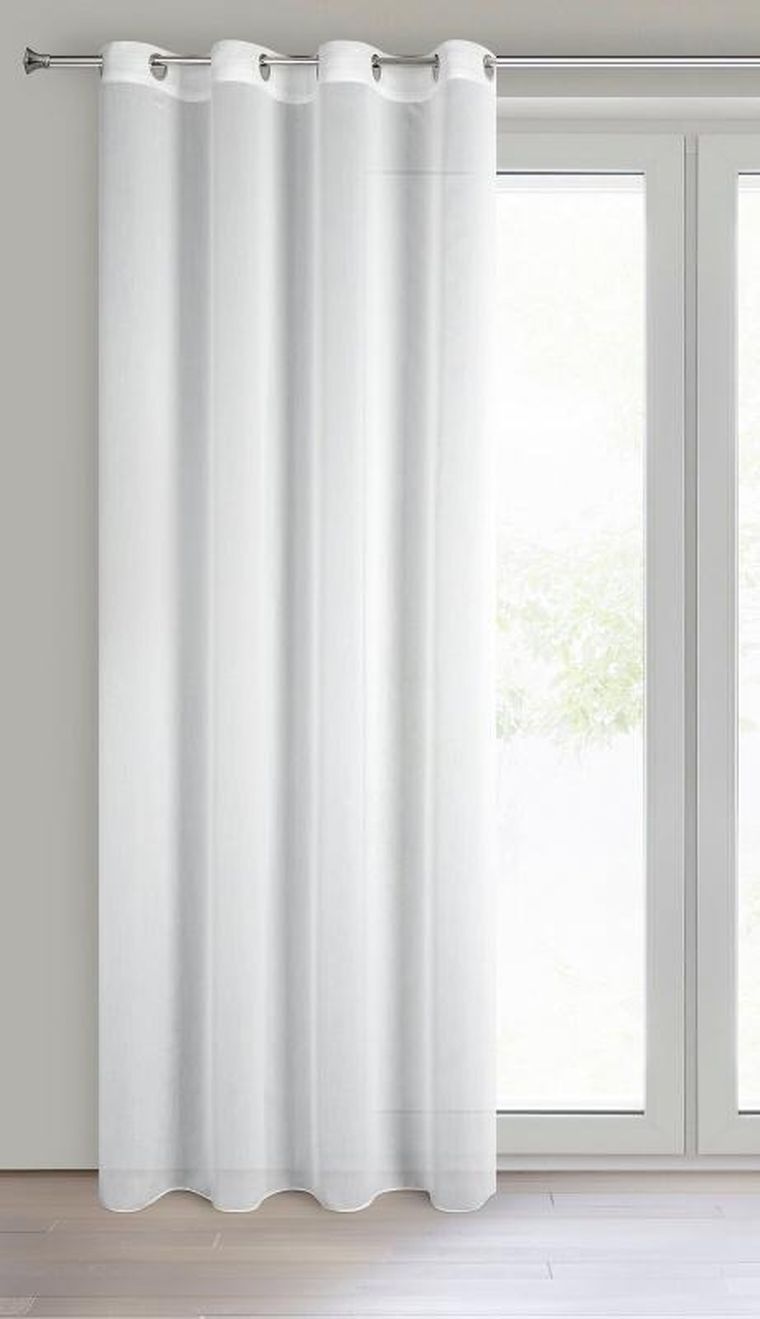 Eurofirany, firana gotowa tirsa, 140-250 cm, biały