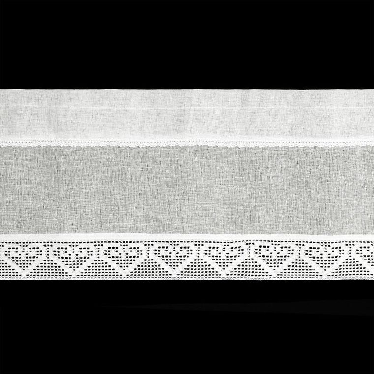 Eurofirany, firana zaciemniająca gotowa, Gabi, kremowy, 150-30 cm