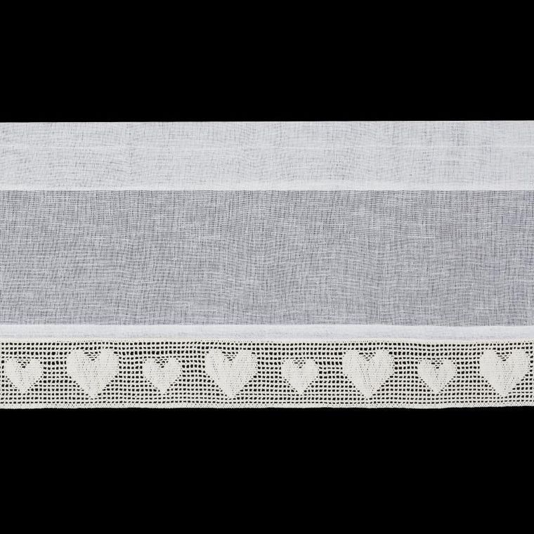 Eurofirany, firana zaciemniająca gotowana taśmie, Gaja, 150-30 cm, kremowy