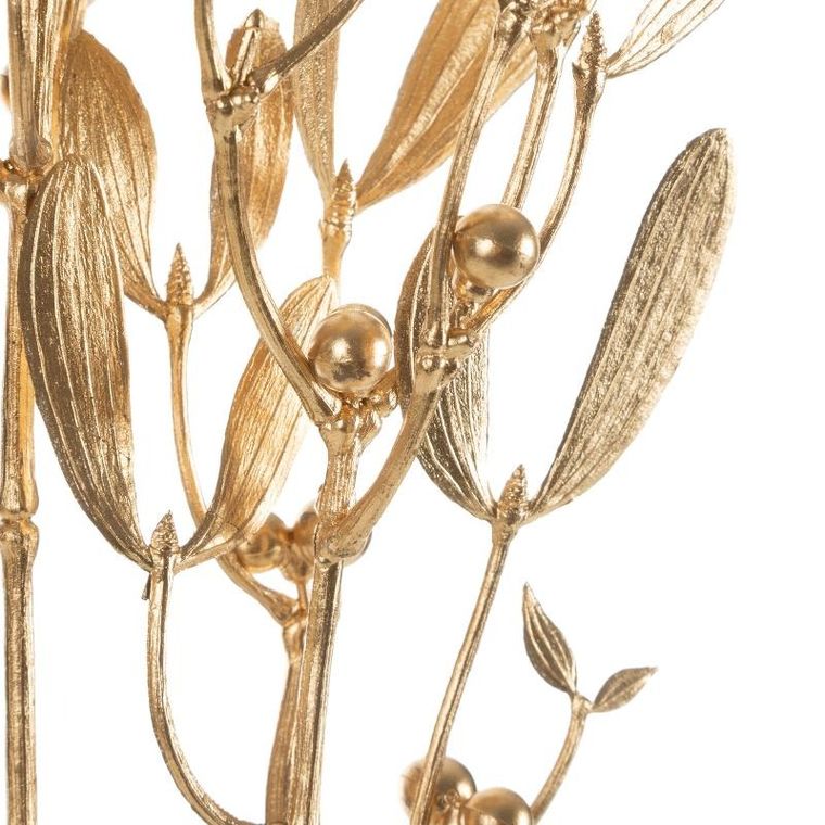 Eurofirany, gałązka świąteczna dekoracyjna, 10-66 cm, złoty