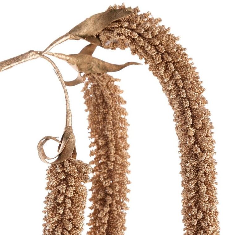 Eurofirany, gałązka świąteczna dekoracyjna, 10-70 cm, złoty