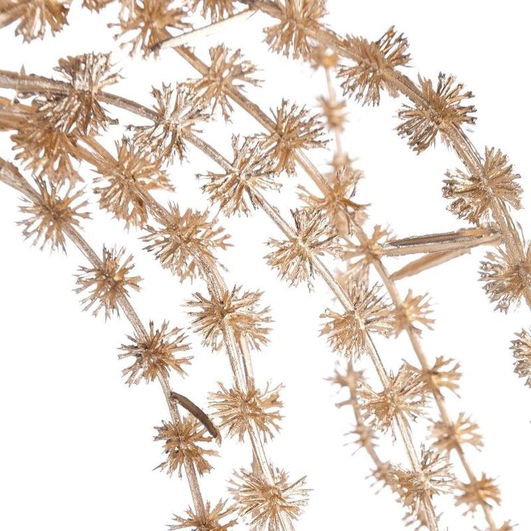 Eurofirany, gałązka świąteczna dekoracyjna, 10-90 cm, szampański