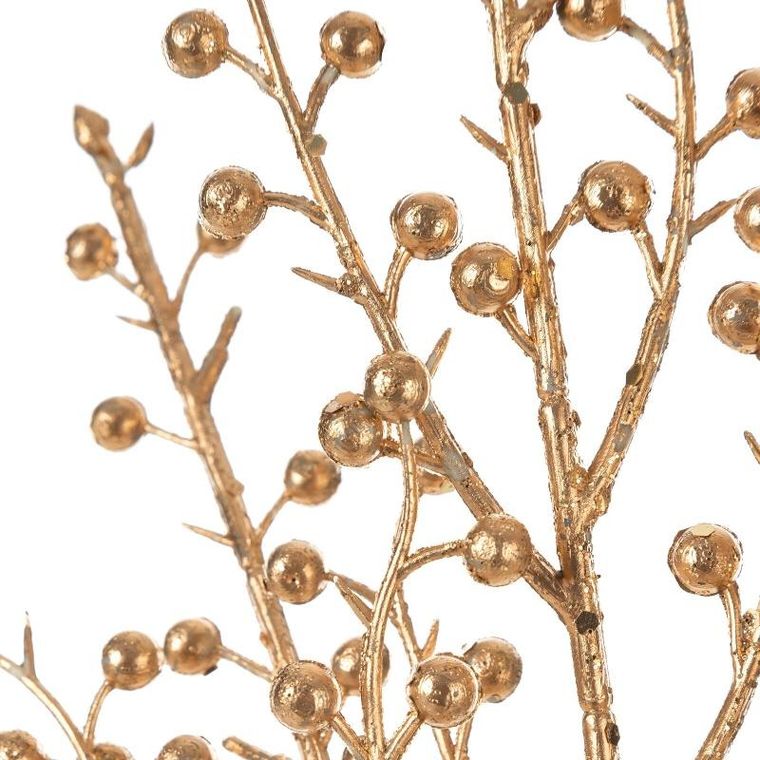 Eurofirany, gałązka świąteczna dekoracyjna, 22-56 cm, złoty