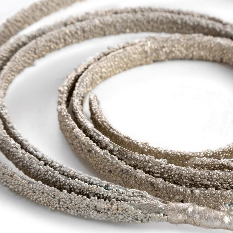 Eurofirany, gałązka świąteczna dekoracyjna, 5-58 cm, szampański