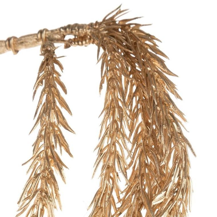 Eurofirany, gałązka świąteczna dekoracyjna, 5-96 cm, szampański