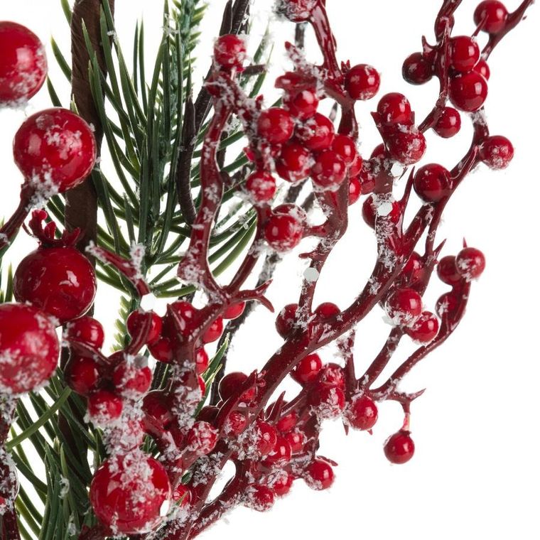 Eurofirany, gałązka świąteczna dekoracyjna, 55 cm, zielony