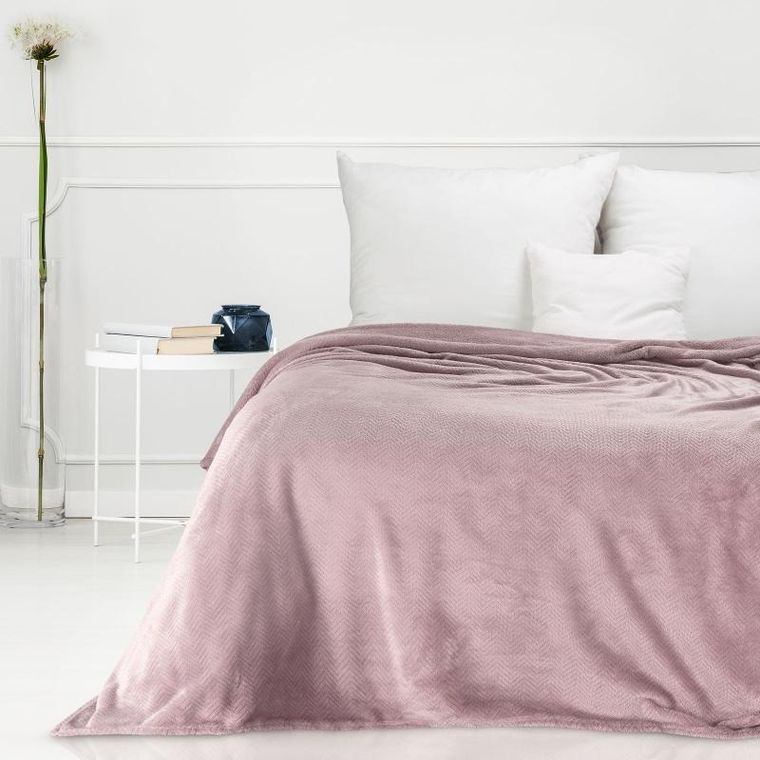 Eurofirany, koc, Cindy, 170-210 cm, wrzosowy