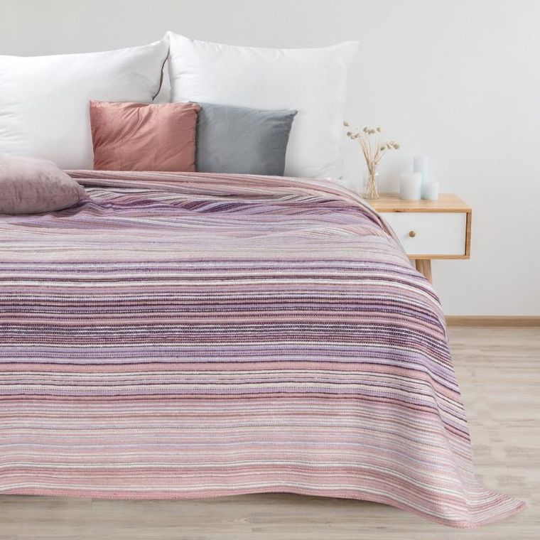 Eurofirany, koc d91 Amber, 200-220 cm, pudrowy