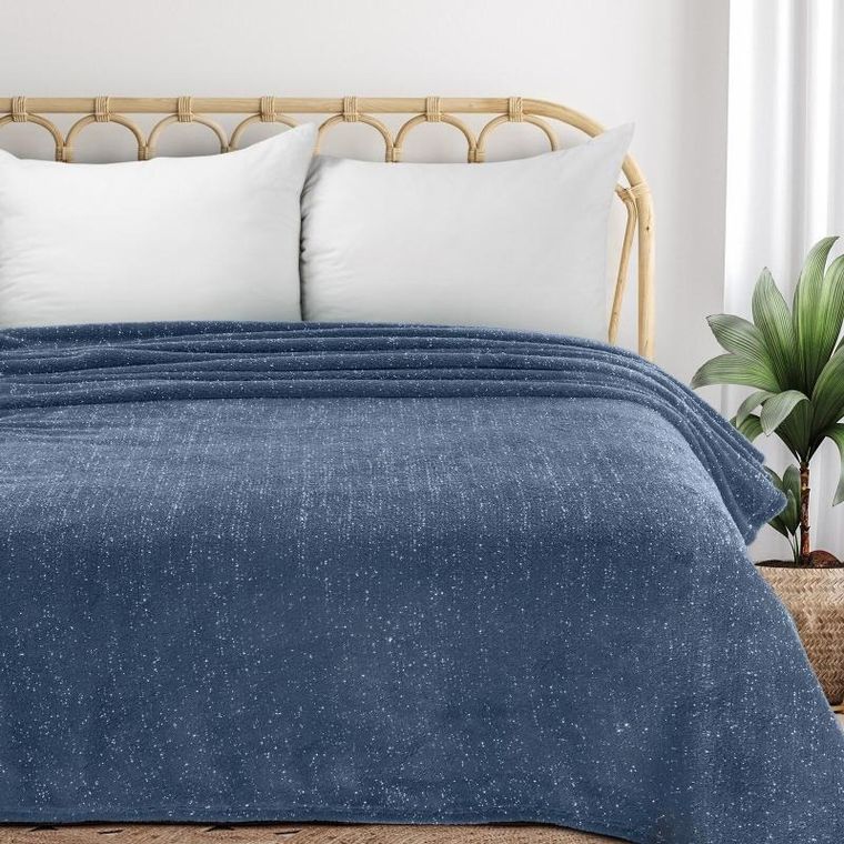 Eurofirany, koc d91 blink, 150-200 cm, granatowy