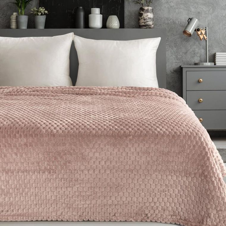 Eurofirany, koc d91 cindy6, 200-220 cm, beżowy