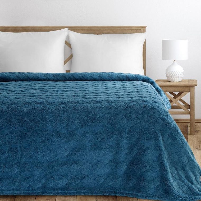 Eurofirany, koc d91, Nancy, 170-210 cm, granatowy