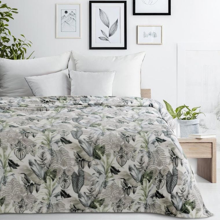 Eurofirany, koc Davos, 150-200 cm, zielony