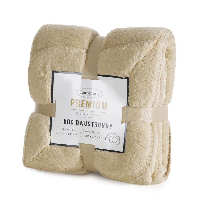 Eurofirany, koc Tedy, 70-160 cm, jasnobeżowy