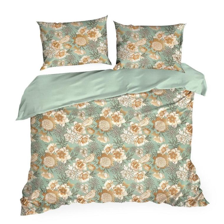 Eurofirany, komplet pościeli, Home, 220-200 cm, miętowy